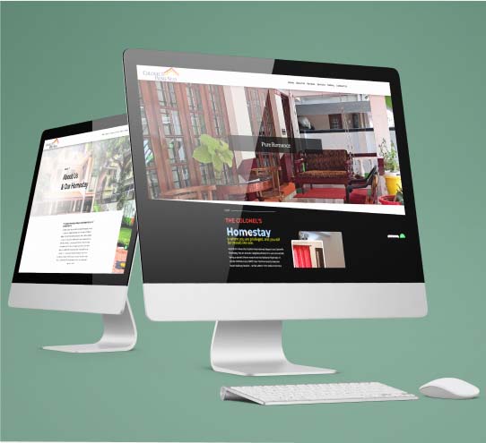 Colonel's Homestay Website